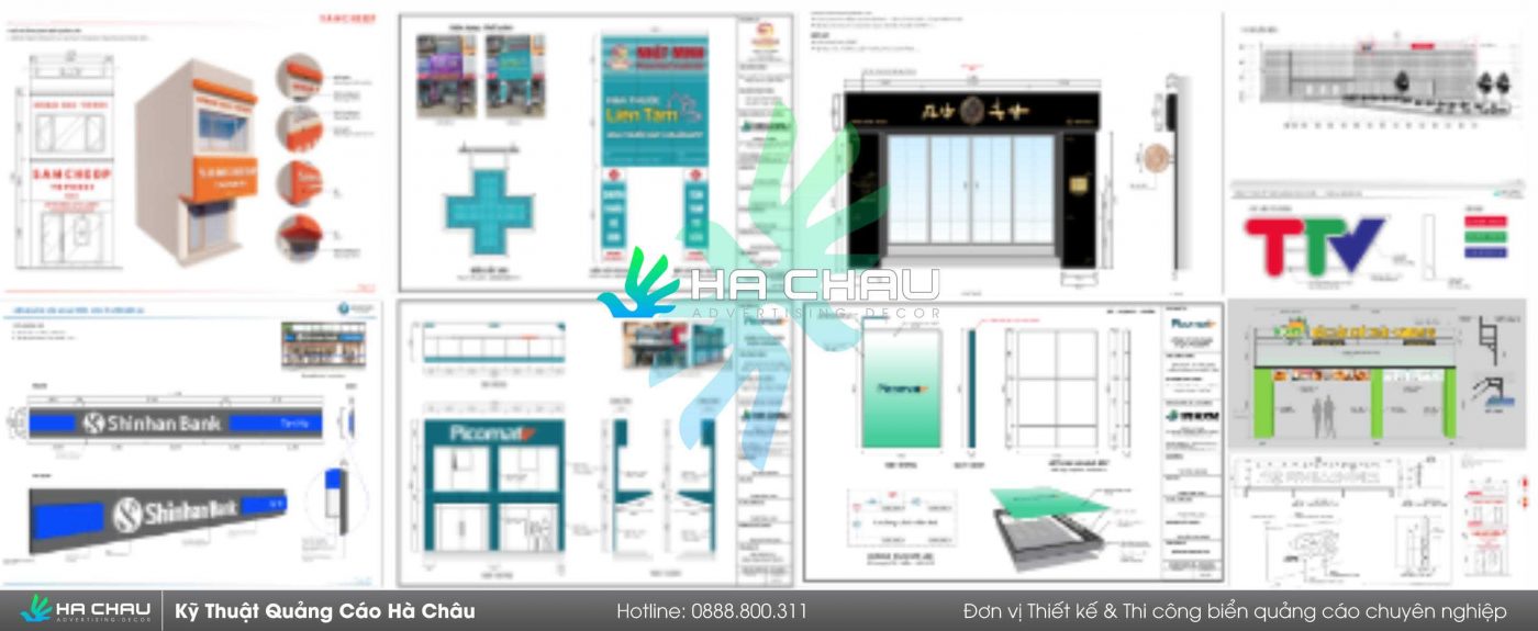 Thiết kế biển quảng cáo Thiết kế biển quảng cáo