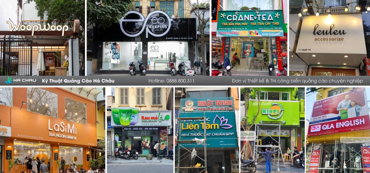 Biển quảng cáo nền Alu - Chữ nổi Biển quảng cáo nền Alu - Chữ nổi